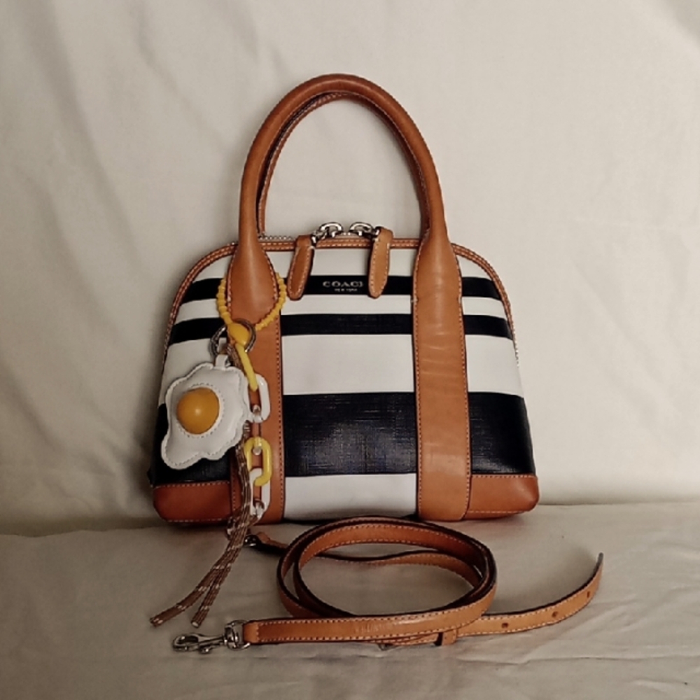 EUC Coach Bleecker Mini Preston Stripped